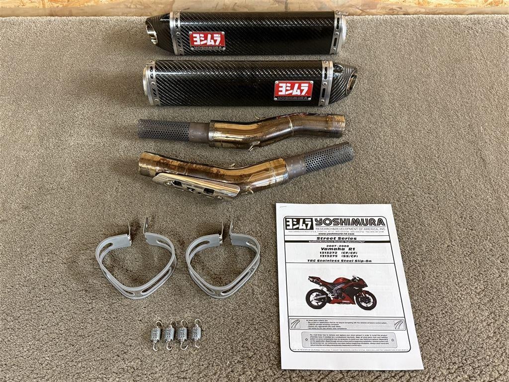 Yoshimura TRC uitlaten Yamaha YZF-R1 YZFR1 R1 2007 2008 RN19, Motoren, Verzenden, Gebruikt