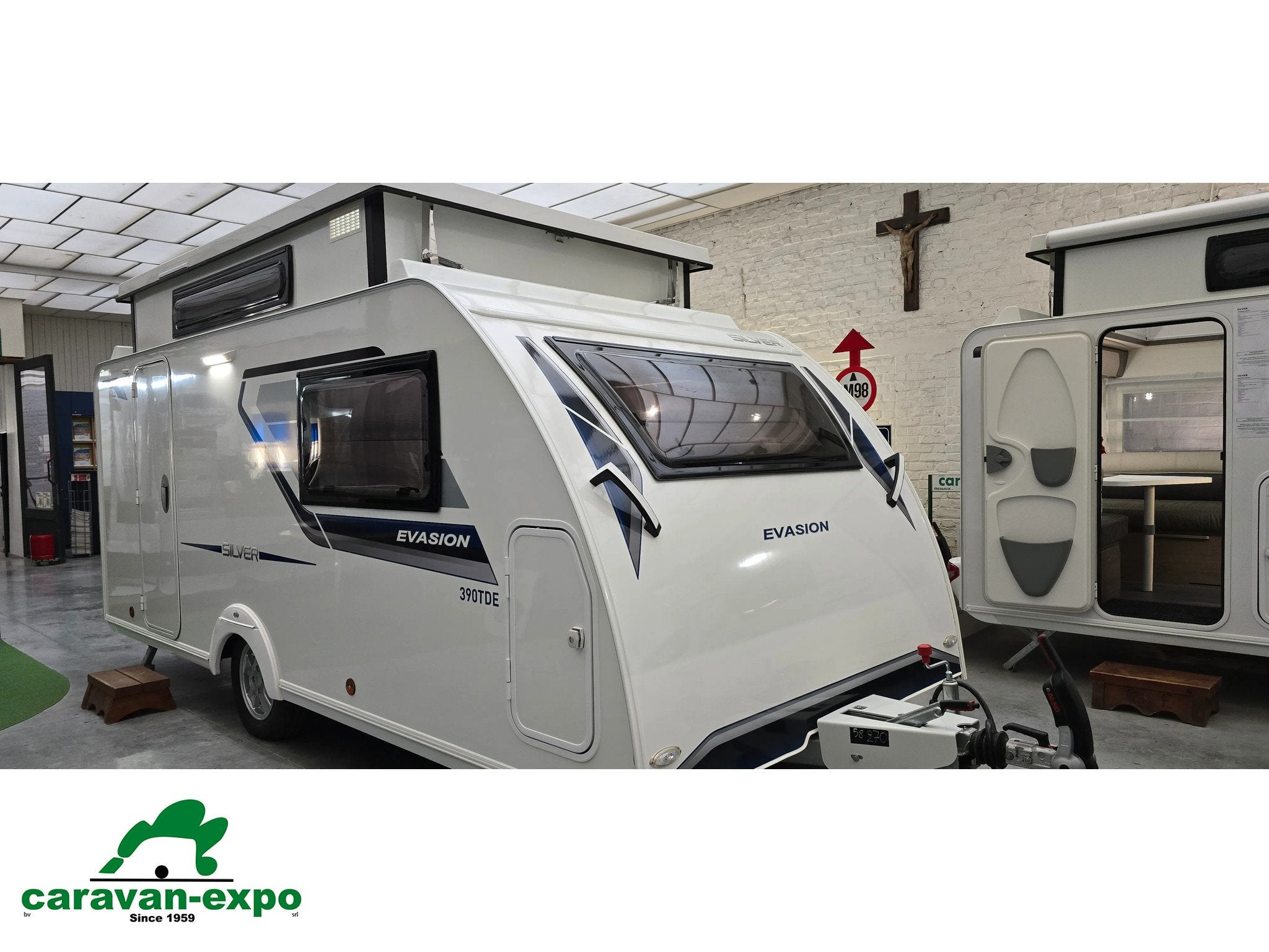 SILVER EVASION 390 TDE, Caravans en Kamperen, Caravans, Overige merken, Bedrijf, 750 - 1000 kg, 4 tot 5 meter