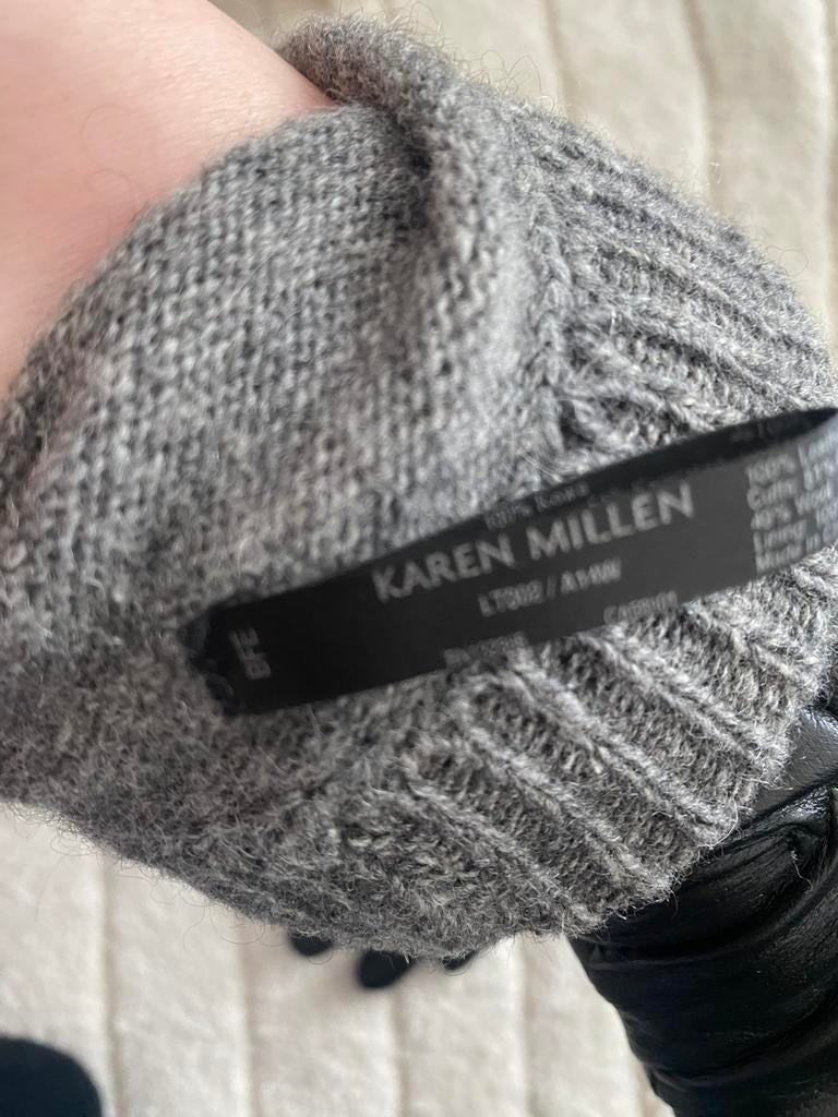 Lederen handschoen Karen Millen, Ophalen, Zo goed als nieuw, Handschoenen
