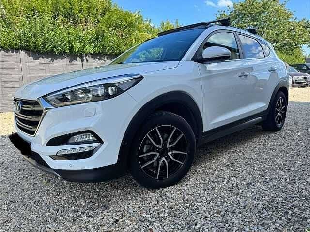 Hyundai TUCSON 2.0 CRDi 4WD Executive TOIT, Auto's, Hyundai, Automaat, 1995 cc, Wit, Tucson