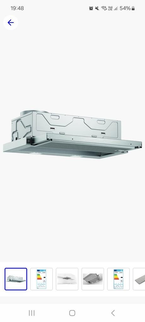 BOSCH AFZUIGKAP/DAMPKAP NIEUW, Elektronische apparatuur, Ophalen