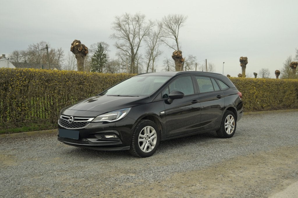 Opel Astra Sport Tourer 1.4 CNG 103350km airco CtrlTH carpas, Autos, Euro 6, Entreprise, Boîte manuelle, Noir