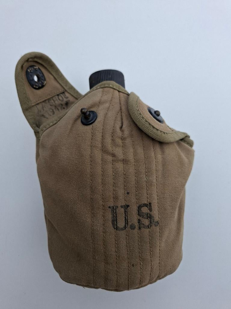 US WO2 M1910 canteen JA SHOE 1942, Enlèvement ou Envoi, Armée de terre, Autres types
