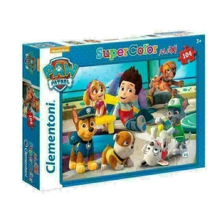 Paw Patrol Maxi Puzzel - 104 stukjes - Clementoni Legpuzzel, Enlèvement ou Envoi, Plus de 50 pièces, Neuf, 6 ans ou plus