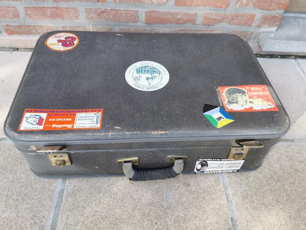 vintage valies, Handtassen en Accessoires, Ophalen, Gebruikt