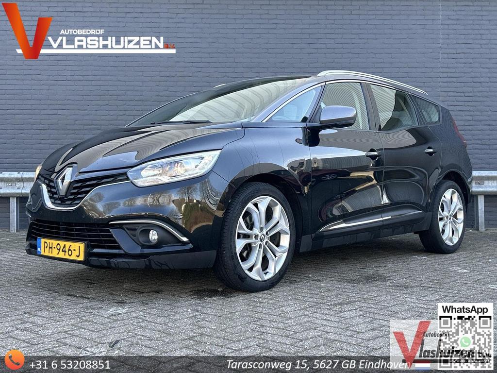 Renault Grand Scenic 1.2 TCe Zen | Climate | Cruise | Navi |, Auto's, Renault, Monovolume, Zwart, Bedrijf, Handgeschakeld