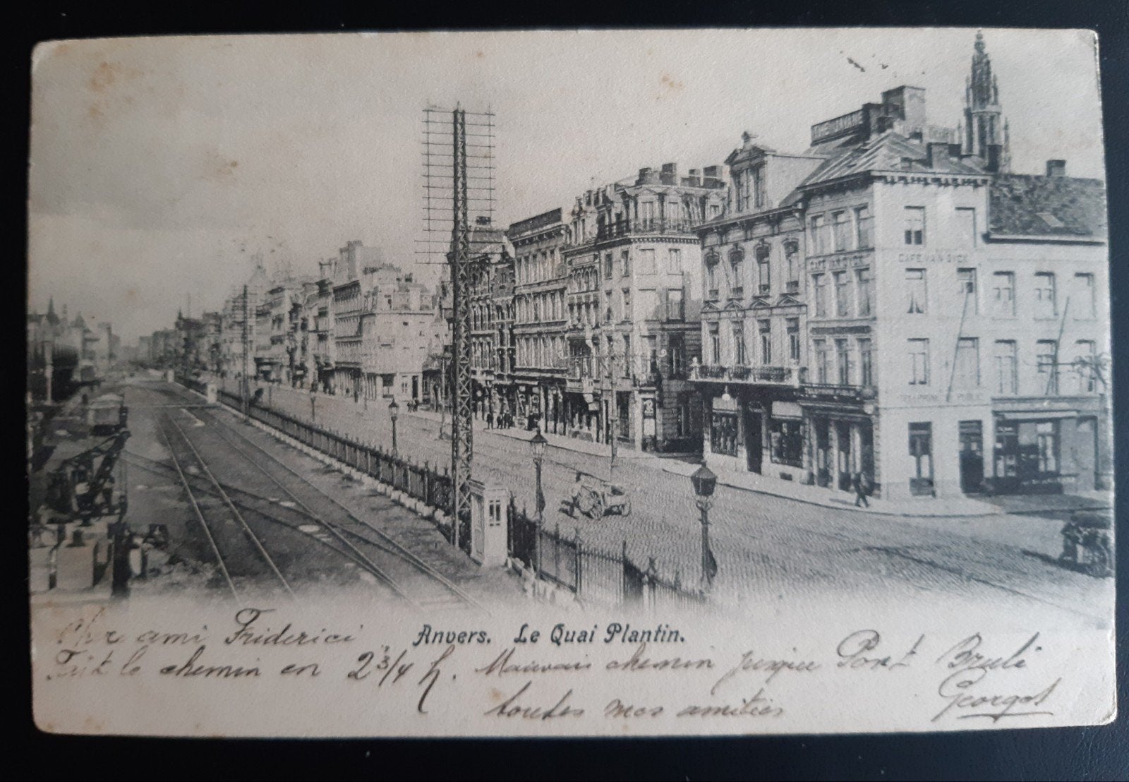 ANTWERPEN ANVERS QUAI plantin KAAI TOP, Verzamelen, Ophalen of Verzenden, Antwerpen