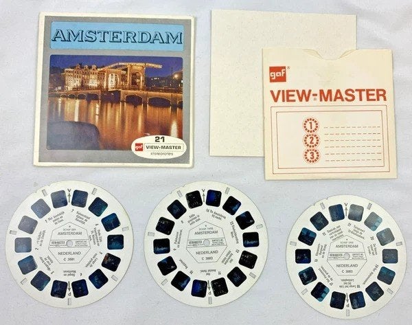 GAF View-Master Walt Disney Zorro 3 schijven 1958, Verzenden