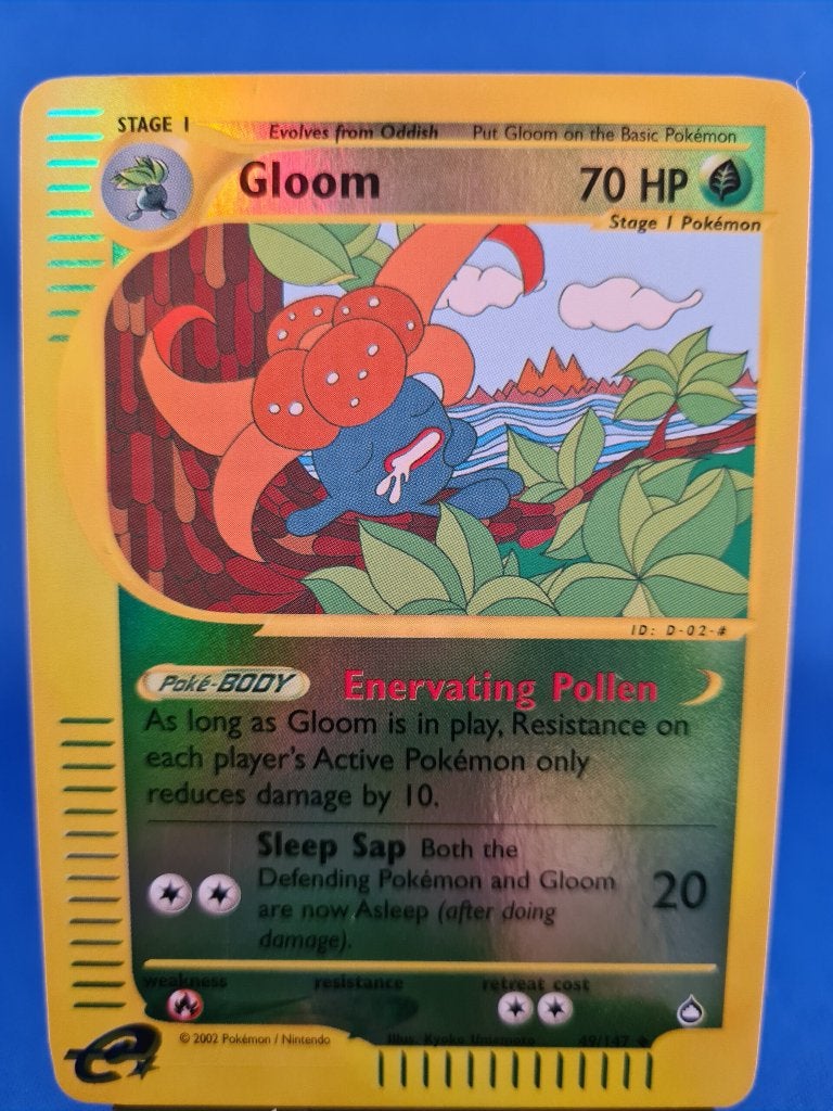 Gloom 49/147 - Aquapolis (Reverse Holo), Envoi, Utilisé