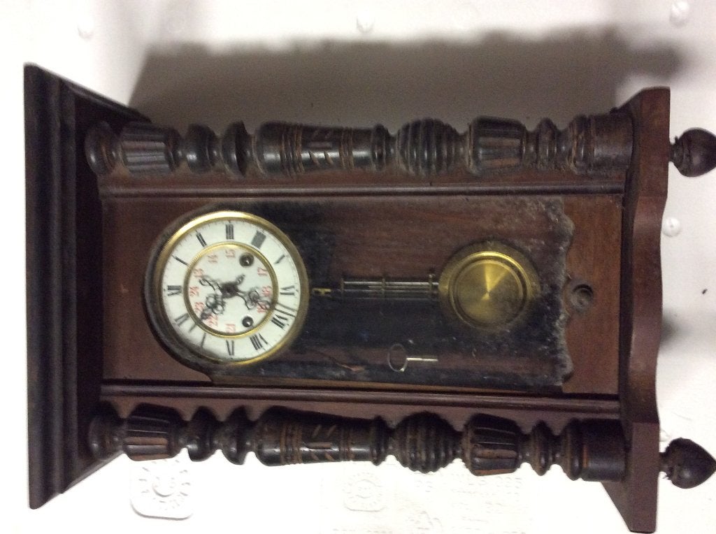 Oud uurwerk .Regulateur, Antiek en Kunst, Ophalen of Verzenden