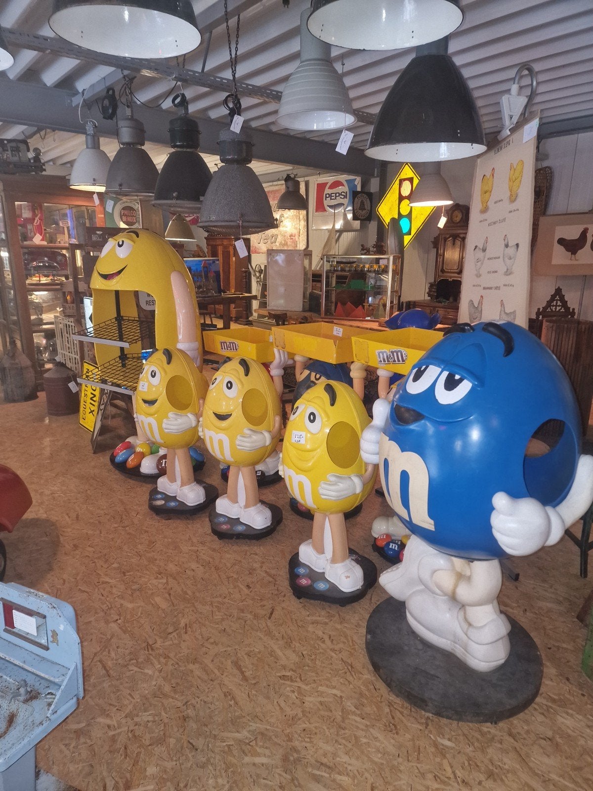 différentes figurines M&M américaines, Collections, Enlèvement, Utilisé, Ustensile