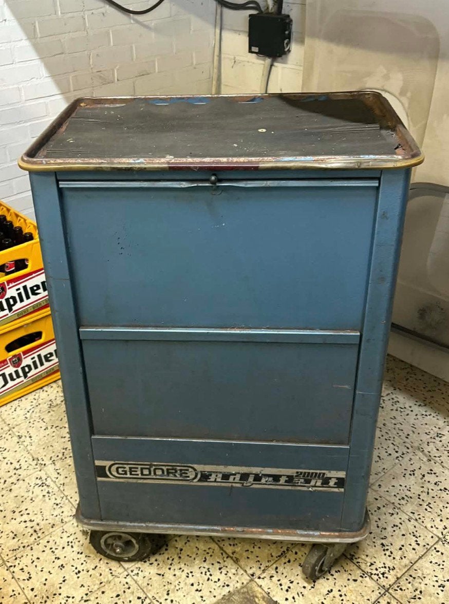vintage gedore werkkar, Ophalen, Gebruikt