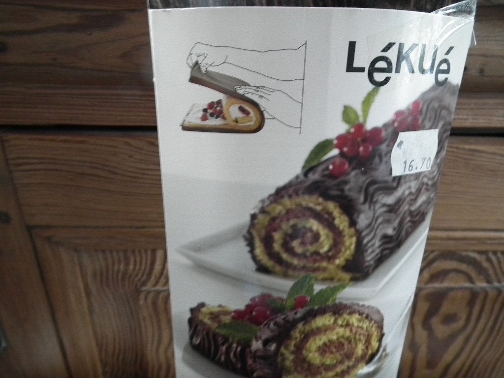 Tapijt met randen voor kerstboomstam 40x30 cm (Lékué), Verzenden, Gebruikt, Taarten, Bakvorm