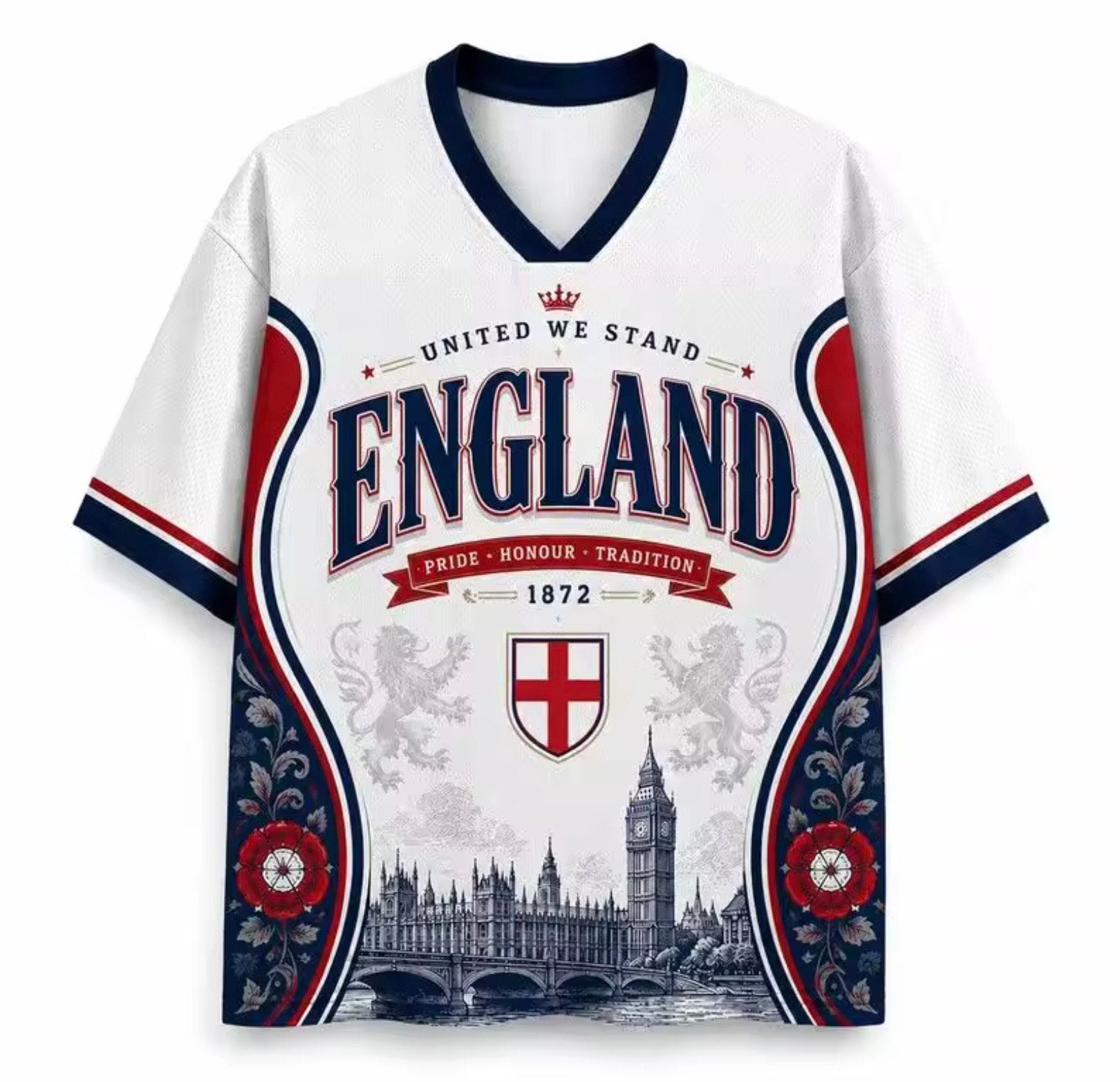 NIEUW: Engeland Retro Voetbalshirt Nummer 10 󠁧󠁢󠁥󠁮󠁧󠁿, Sport en Fitness, Voetbal, Ophalen, Zo goed als nieuw, Shirt