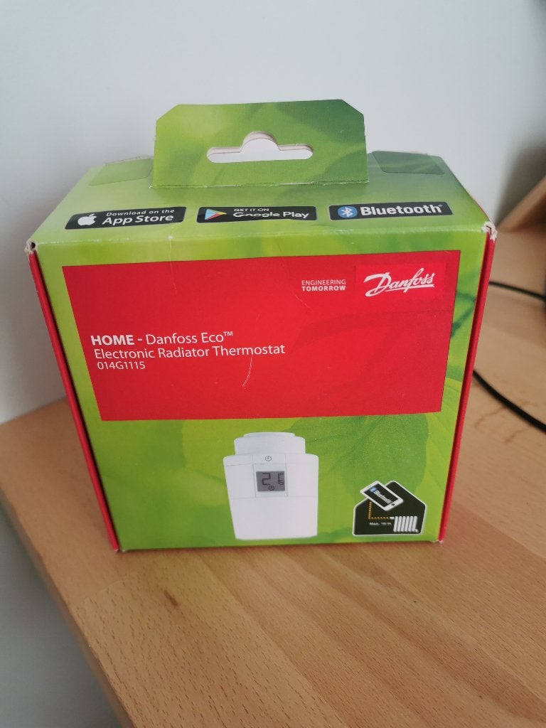 Danfoss elektronische radiatorthermostaat, Ophalen, Zo goed als nieuw, Thermostaat