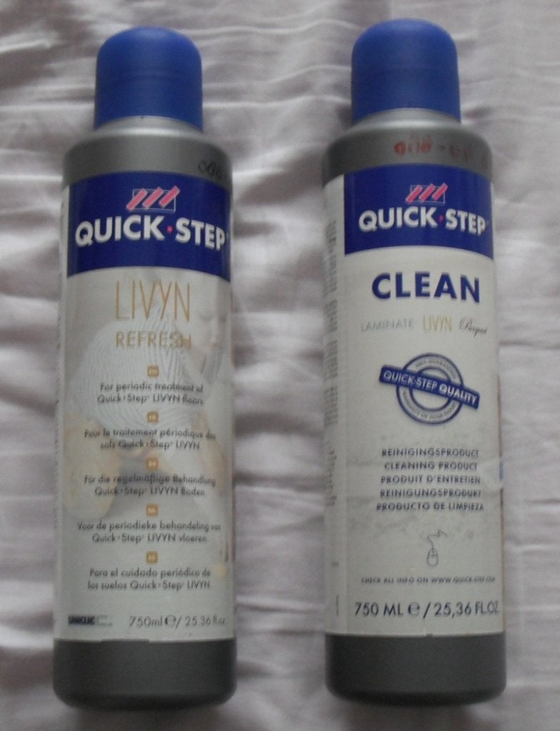 " QUICKSTEP " Laminaat schoonmaak en bescherming 2 flessen, Enlèvement, Produit de nettoyage