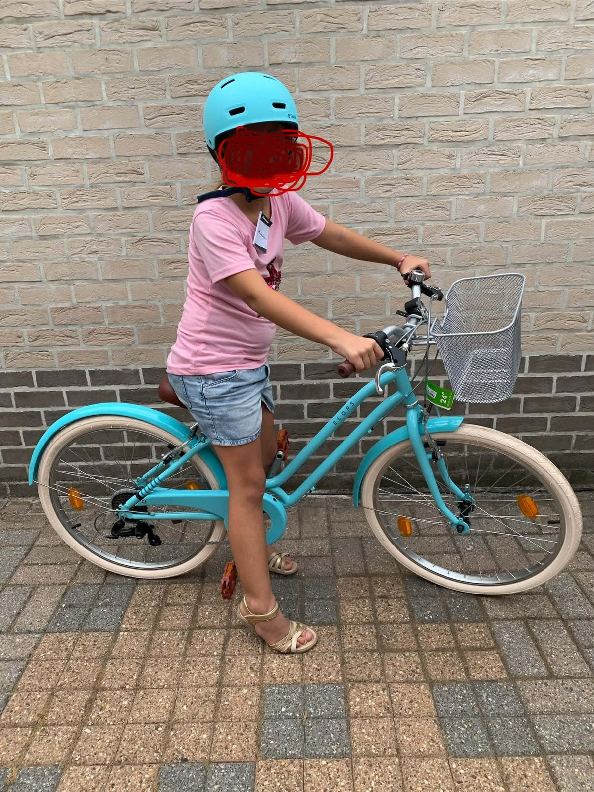 Kinderfiets BTWIN decathlon, Ophalen, Zo goed als nieuw, 24 inch, Versnellingen