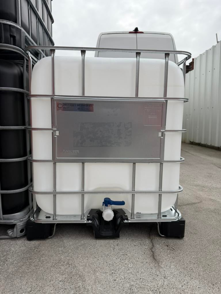 Citerne a eau 1000l blanc alimentaire, Enlèvement, Comme neuf