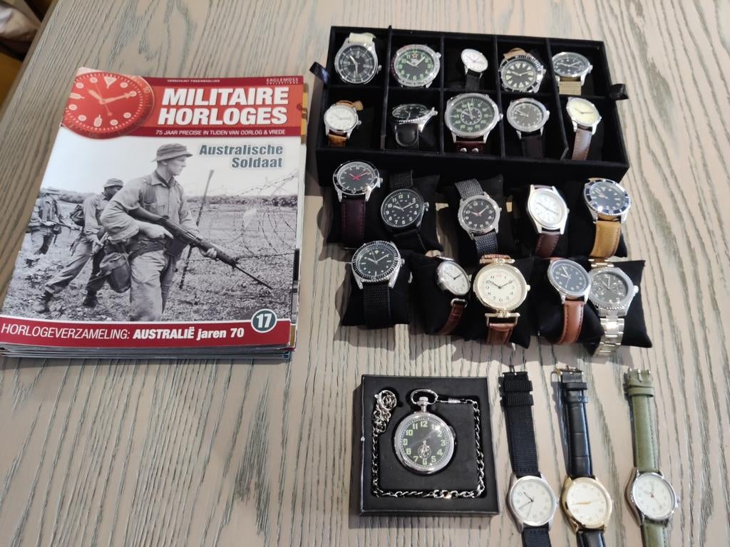 Militaire horloges in de geschiedenis., Verzamelen, Ophalen
