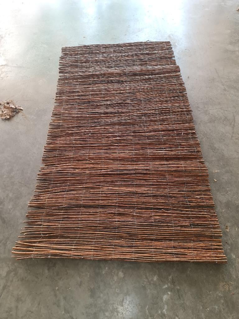 tuinscherm 2m x 1m of decoratieve stokjes, Ophalen, Nieuw, Hout, Overige typen