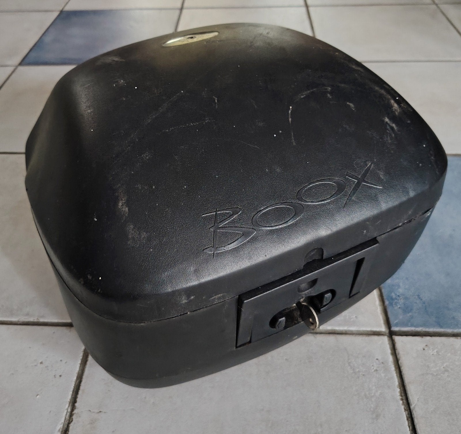 Boox topkoffer compleet met universele montageplaat, Motoren, Ophalen, Gebruikt