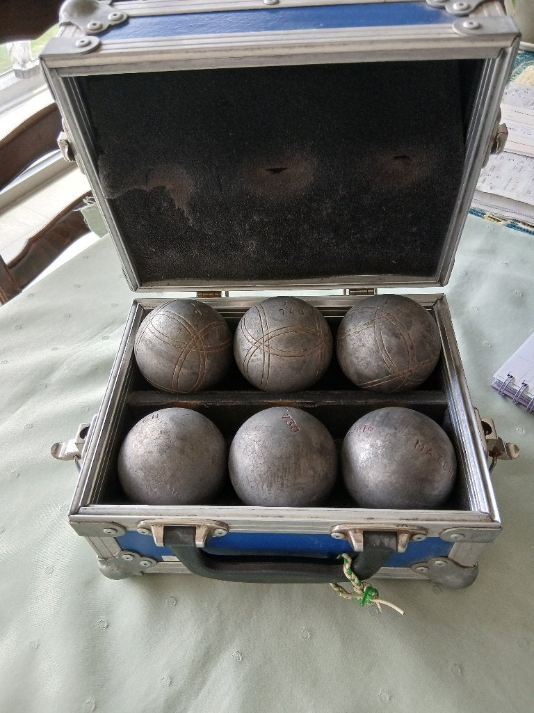 2 sets petanqueballen, Enlèvement, Utilisé