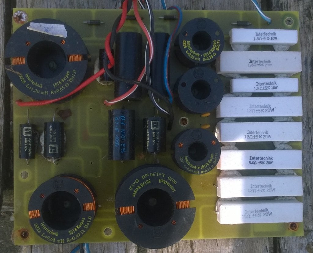 Luidsprekerfilter 2-weg 250 Watt, Audio, Tv en Foto, Gebruikt, Overige typen, Ophalen of Verzenden, 150 watt of meer