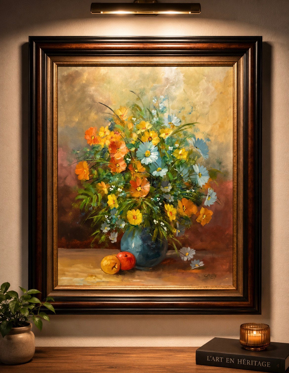 Nature morte toile, Antiquités & Art, Art | Peinture | Classique, Nature morte, Toile, Enlèvement ou Envoi