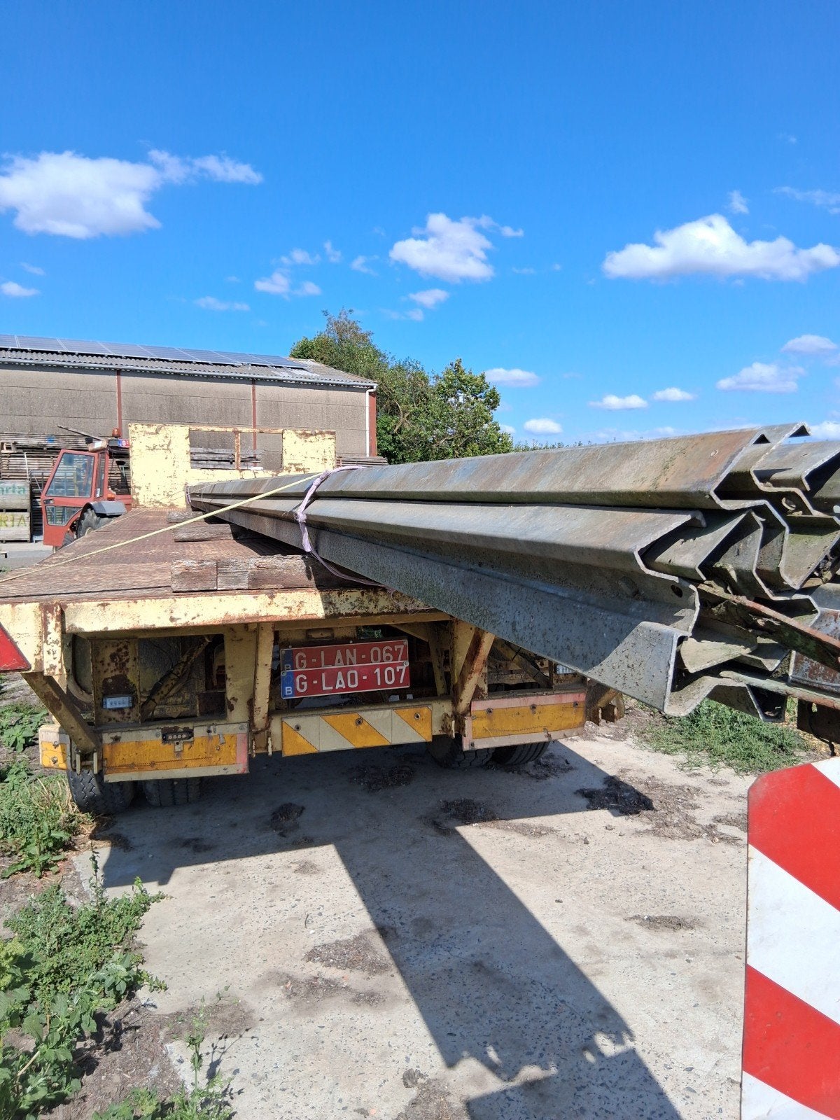 liggers voor dakbedekking. galva, Doe-het-zelf en Bouw, Metalen, Ophalen, Gebruikt