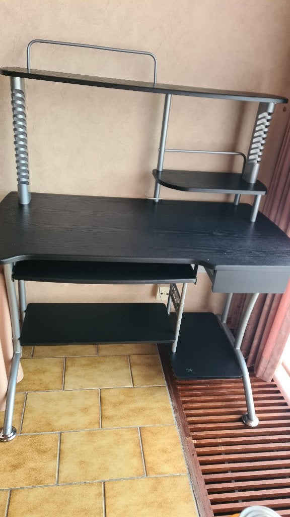 Bureaux, Maison & Meubles, Bureaux, Enlèvement, Utilisé, Noir, Bureau d'ordinateur