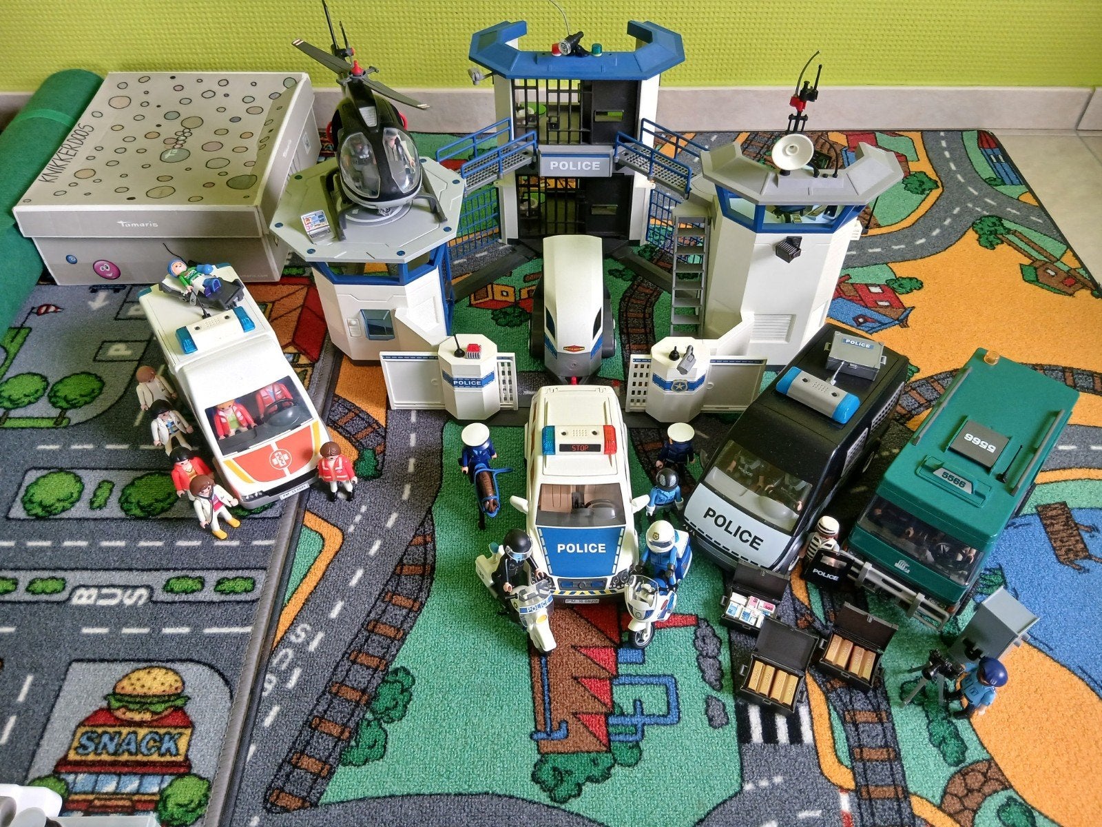 Playmobil Volledig Politiekantoor, Neuf, Bâtiment, City action, Kit complet