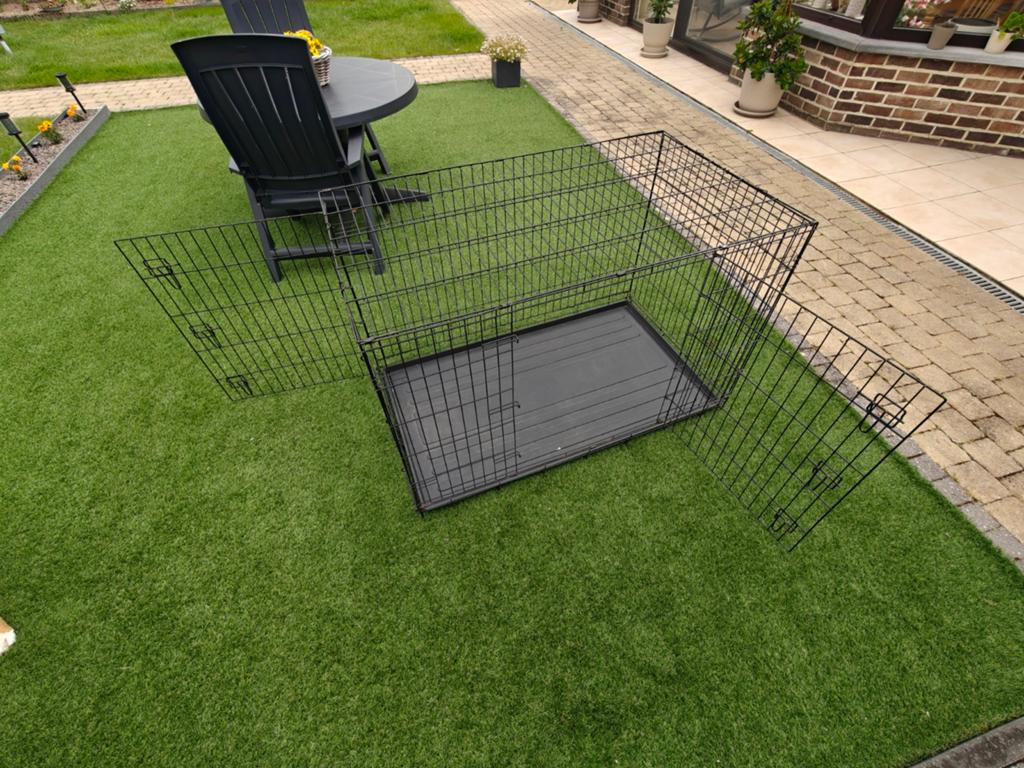 Grote hondenbench 126Lx82Bx74Hcm, Dieren en Toebehoren, Hondenbenches, Gebruikt, Ophalen
