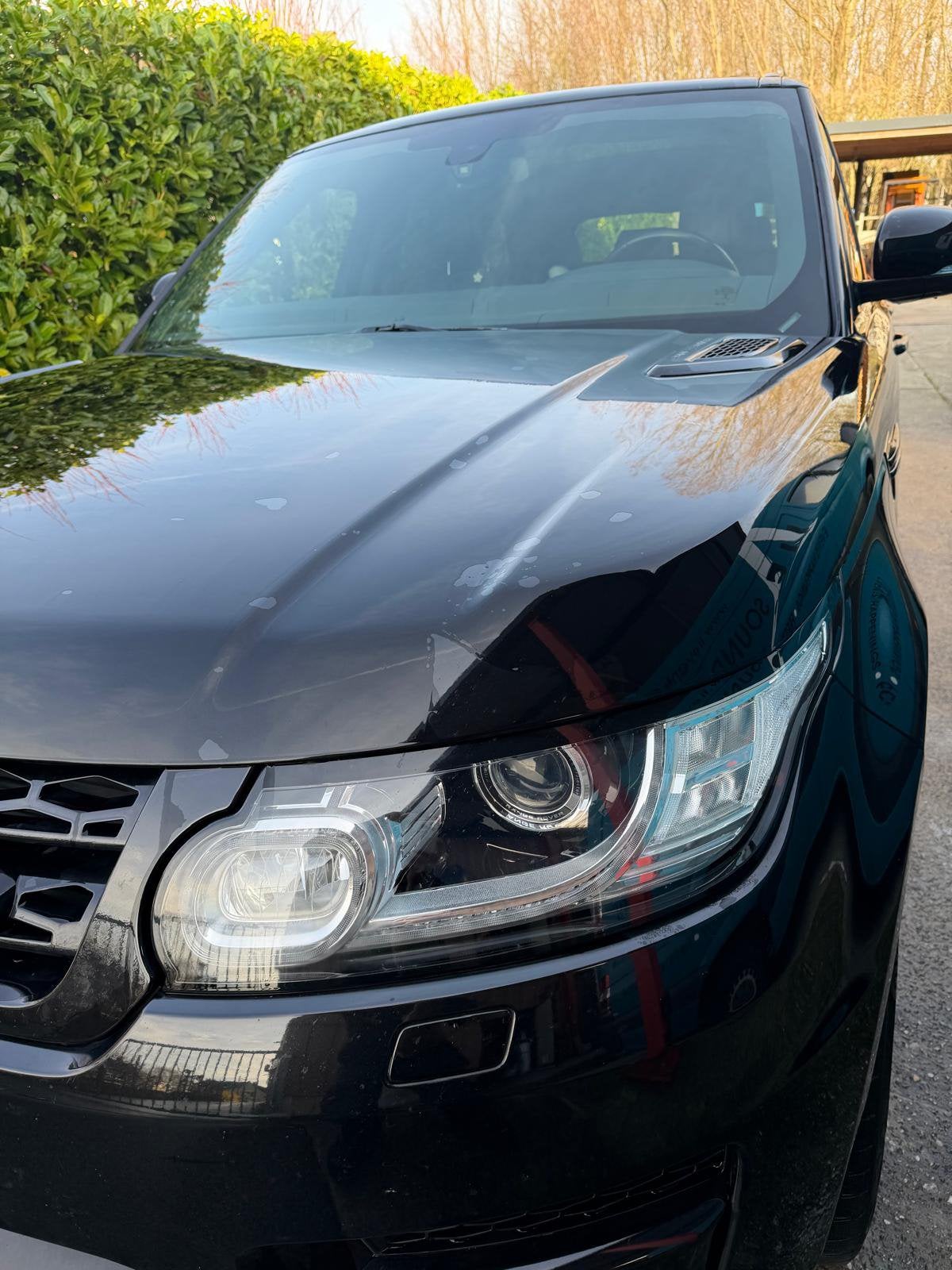Range Rover Sport panoramisch dak, Auto's, Automaat, Zwart, Zwart, Leder
