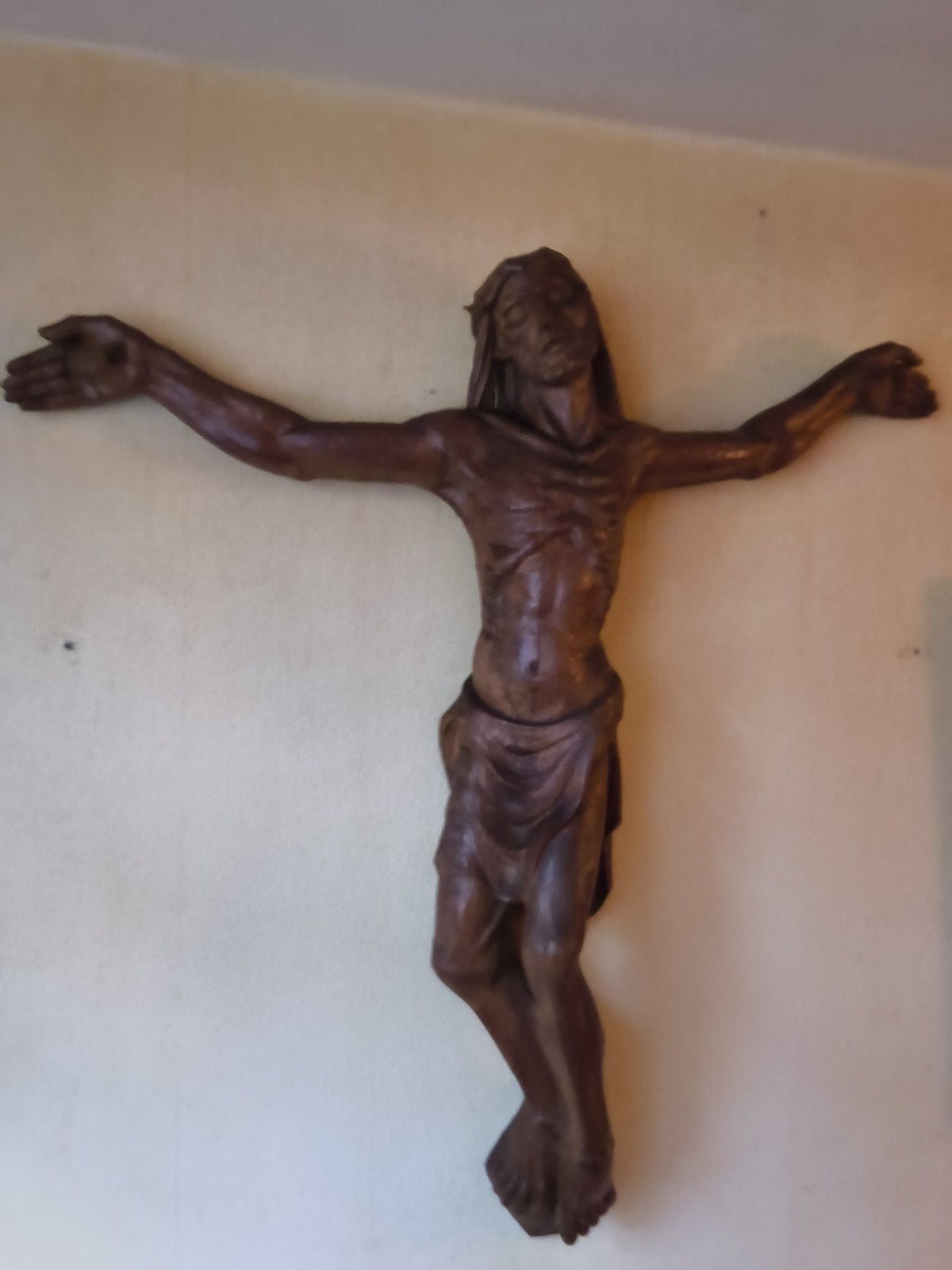Groot eikenhouten Corpus 110 cm, Ophalen