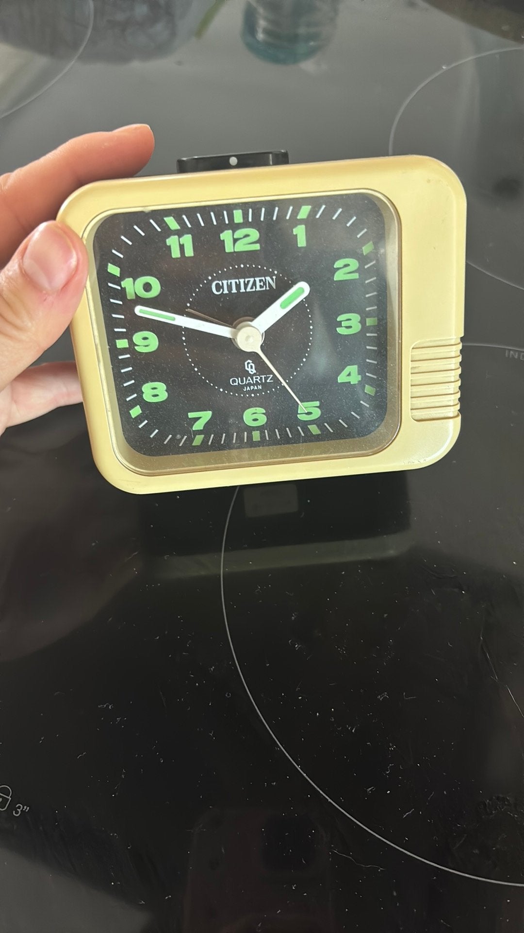 Klok wekker citizen japan quartz, Ophalen, Niet werkend, Analoog