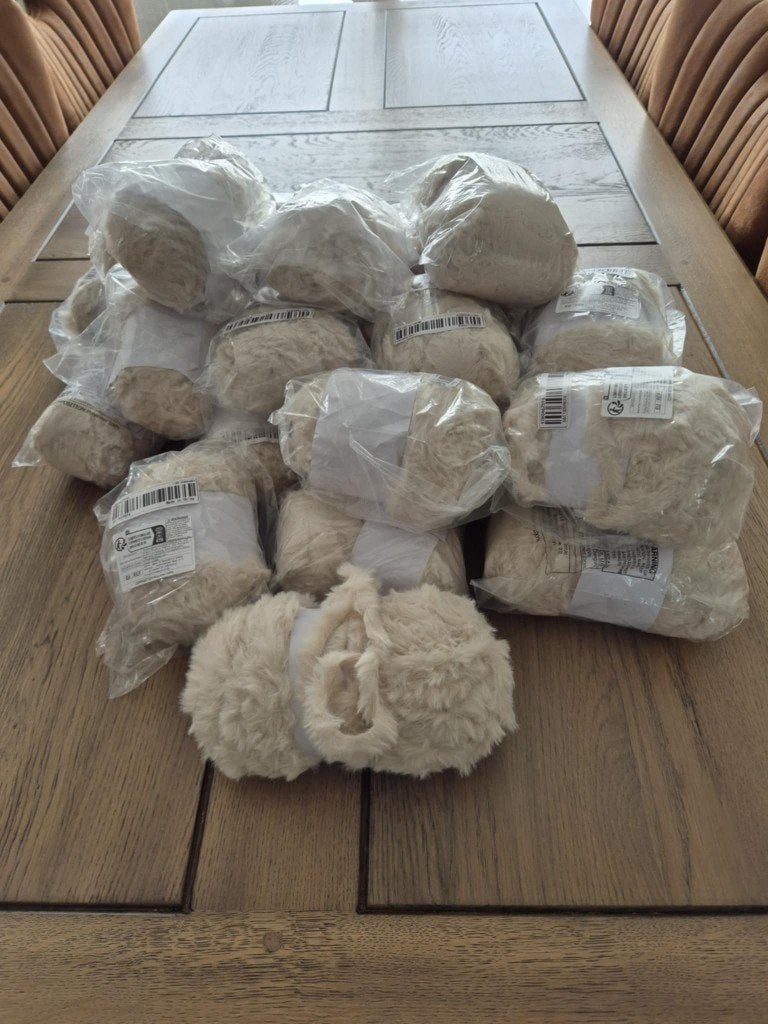 Zacht Pluizig Nepbont Garen 100g, Ophalen of Verzenden, Nieuw