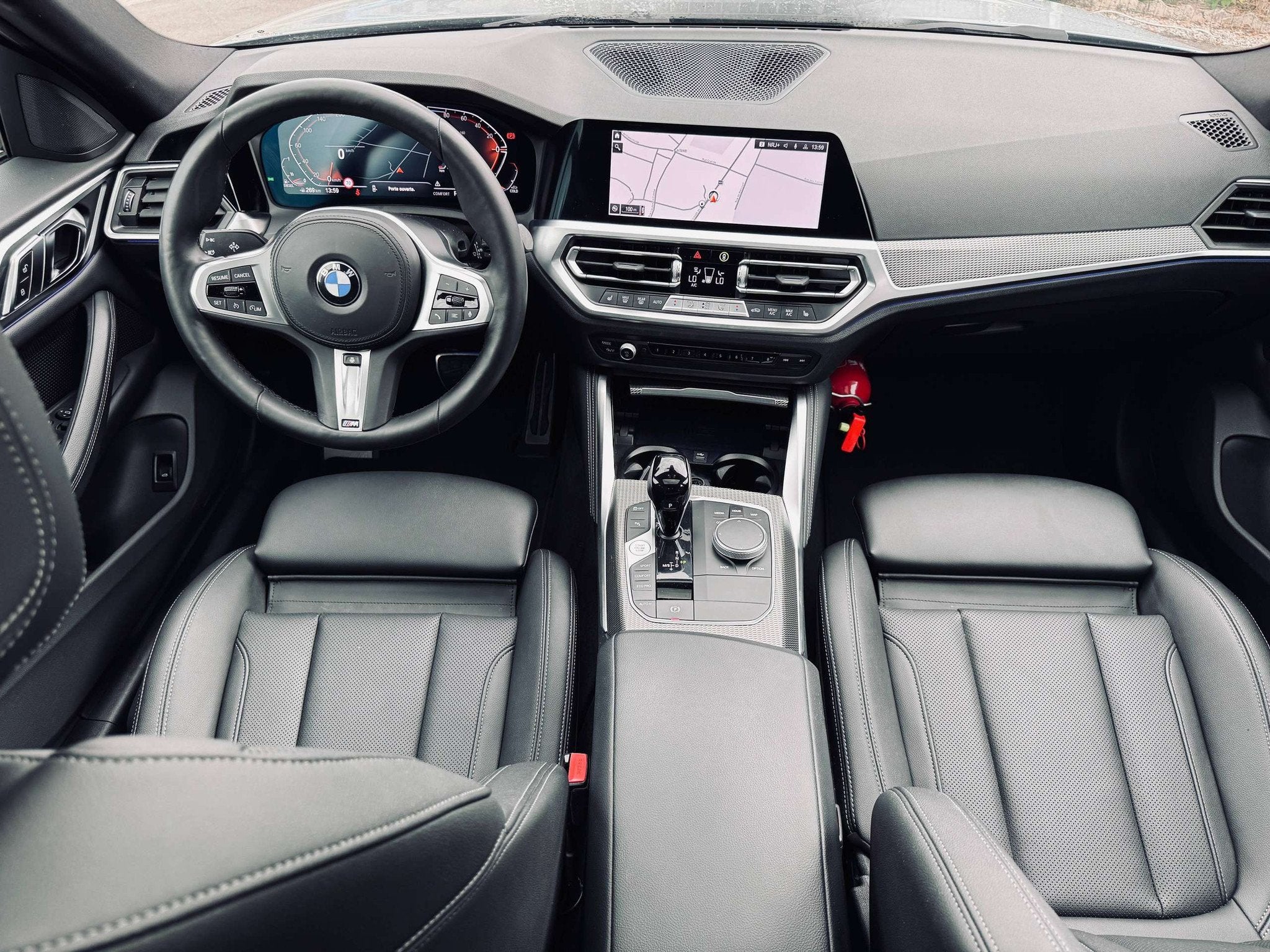 BMW 4 Serie 420 Gran Coupé 420 dA pack M, FULL, Garantie 1, Autos, BMW, Cuir, Argent ou Gris, Achat, Euro 6