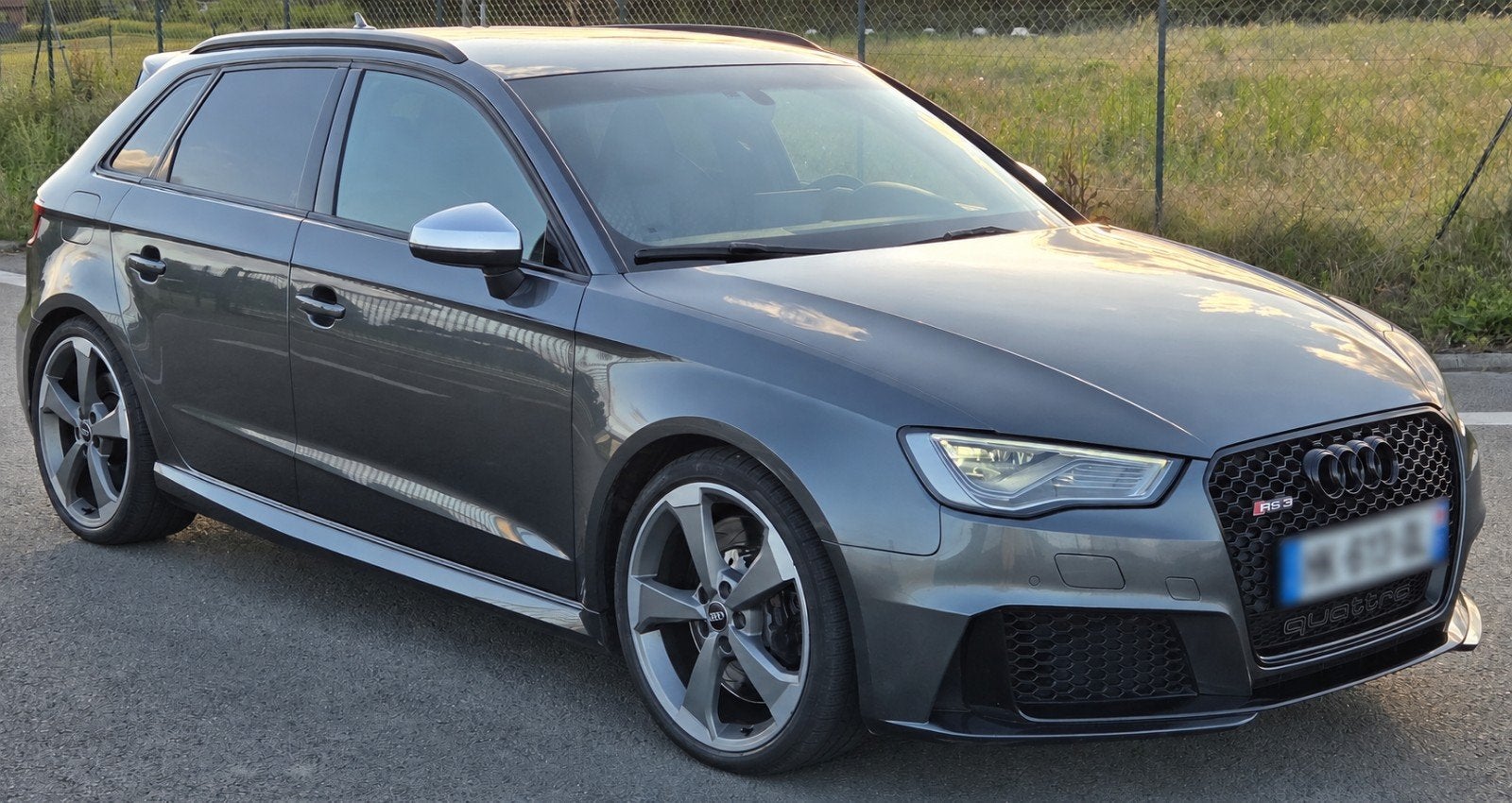 Audi RS3 Sportback 8v1 367 pk, Auto's, Automaat, Zwart, Particulier, Te koop