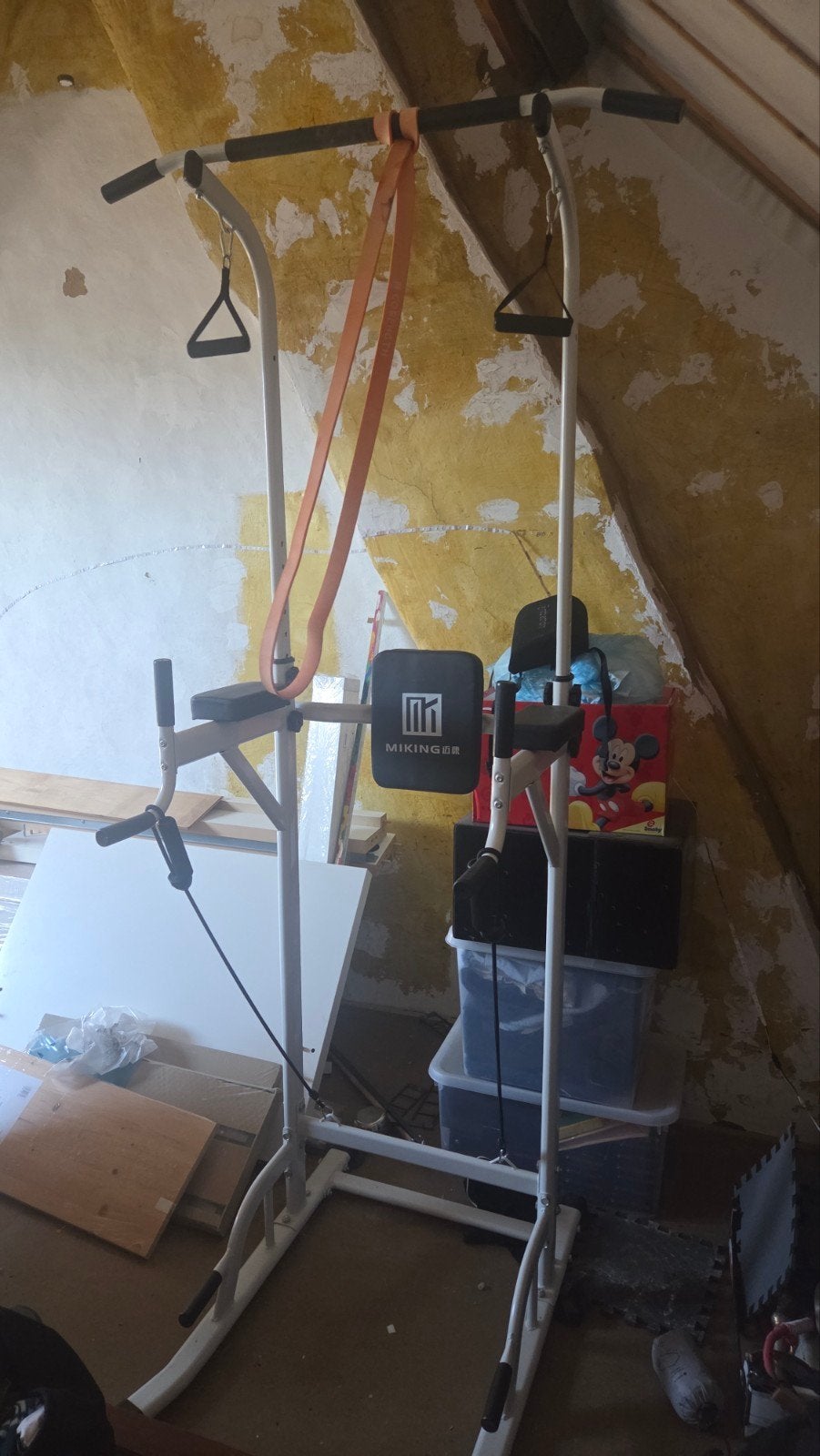 Power tower + sit up, Ophalen