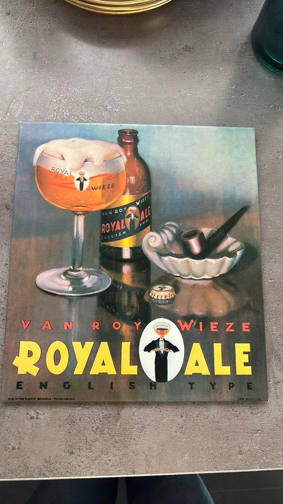Bordje Van Roy, Verzamelen, Biermerken, Ophalen of Verzenden, Gebruikt