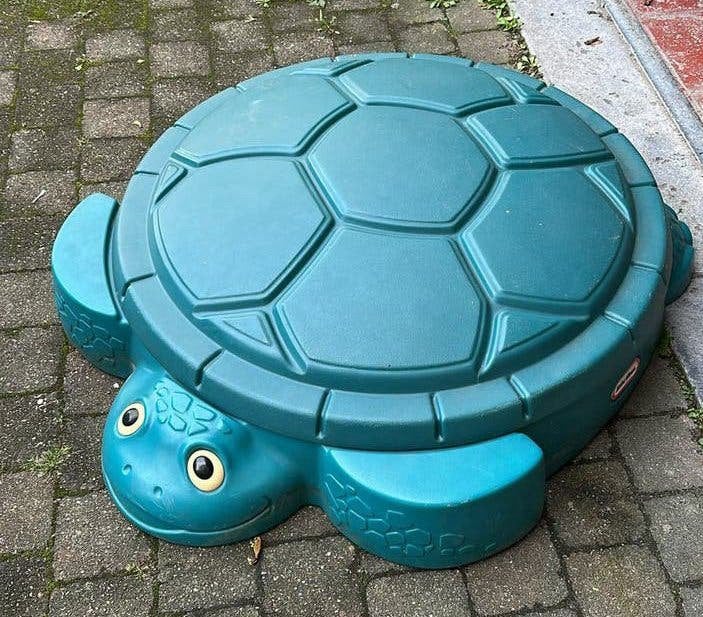 Little Tikes Schildpad zandbak, Ophalen, Gebruikt