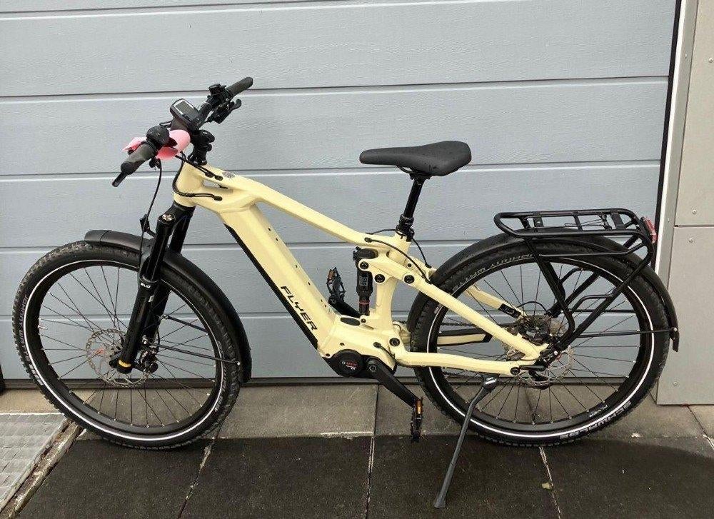 Speedpedelec - Flyer - Full suspension, Fietsen en Brommers, Elektrische fietsen, Zo goed als nieuw, 50 km per accu of meer, Ophalen