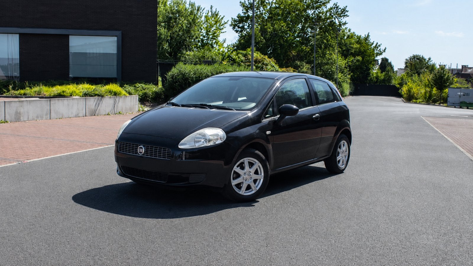 Fiat Grande Punto 1.4i 8v, Auto's, Fiat, 57 kW, Grande Punto, Zwart, Particulier