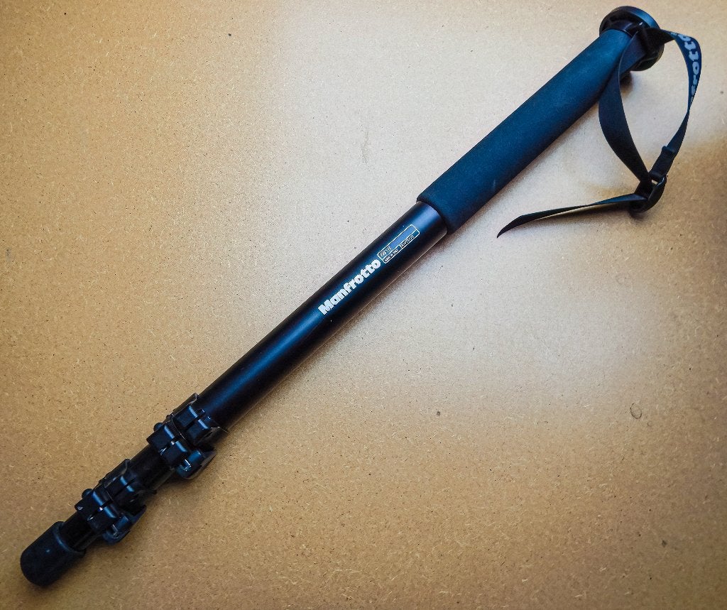 Manfrotto Monopod, Audio, Tv en Foto, Monopod functie, Eenpoot, Ophalen of Verzenden, Zo goed als nieuw