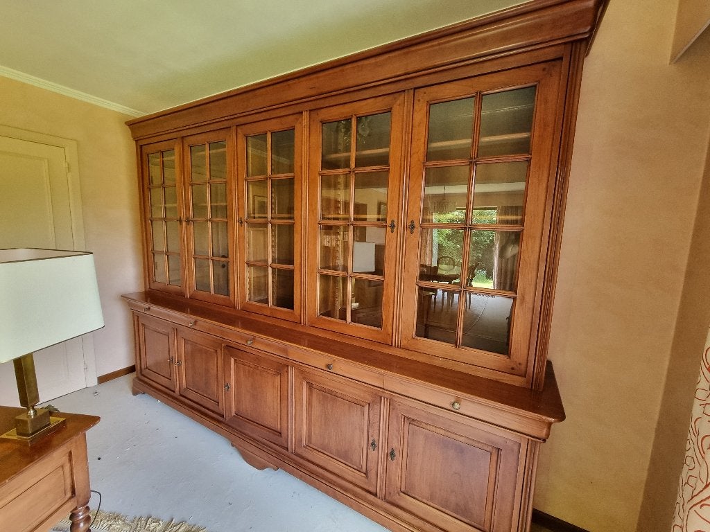 Ensemble salle à manger & bureau Louis-Philippe merisier, Enlèvement, Comme neuf, Louis-Philippe, 6 à 8 chaises