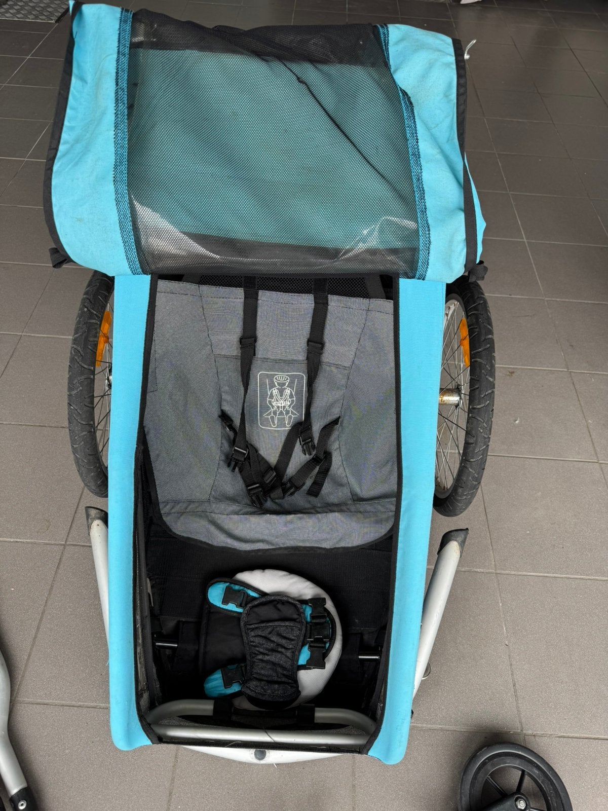 Fietskar croozer kid 1, Ophalen, Gebruikt