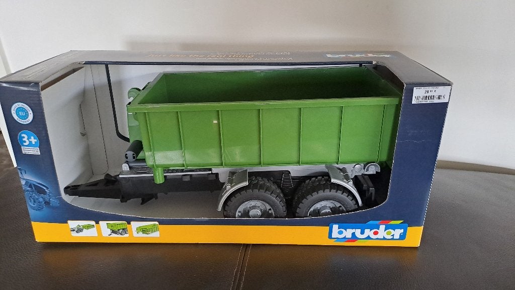 Bruder roll-off container, Ophalen, Zo goed als nieuw