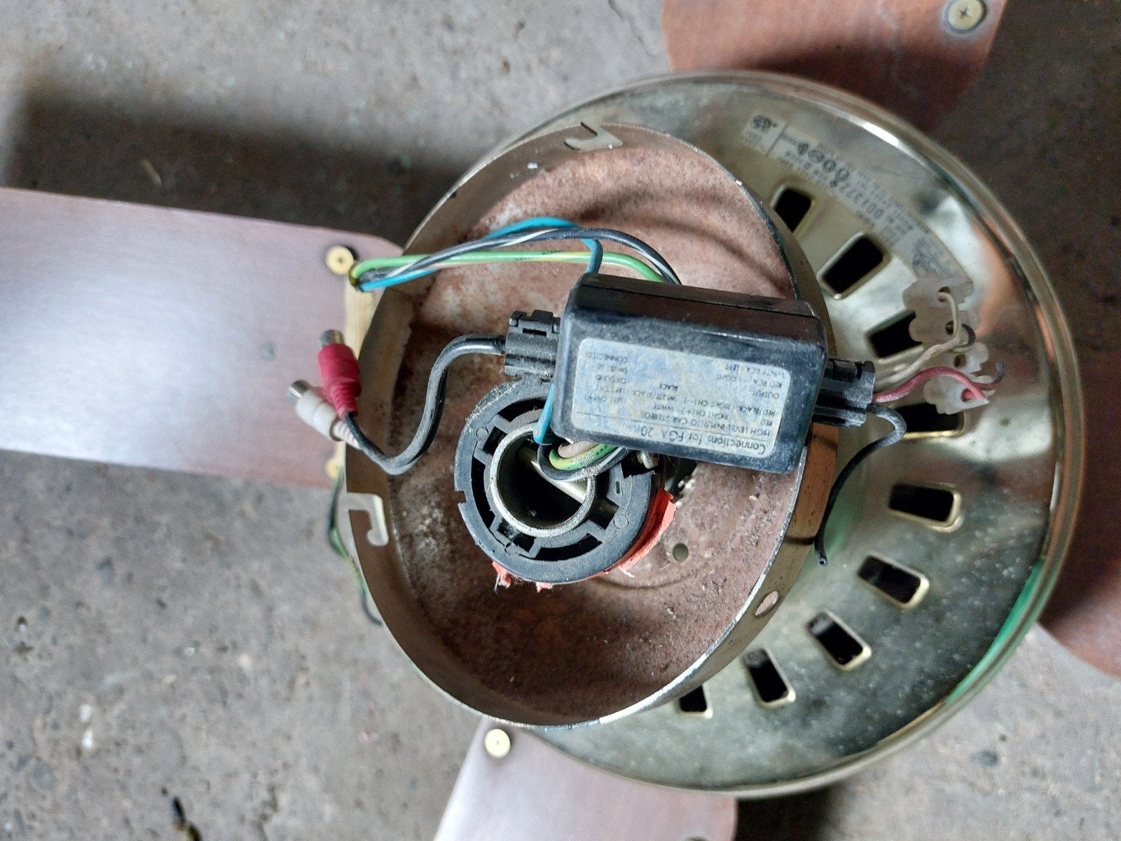 Ventilateur de plafond, Enlèvement