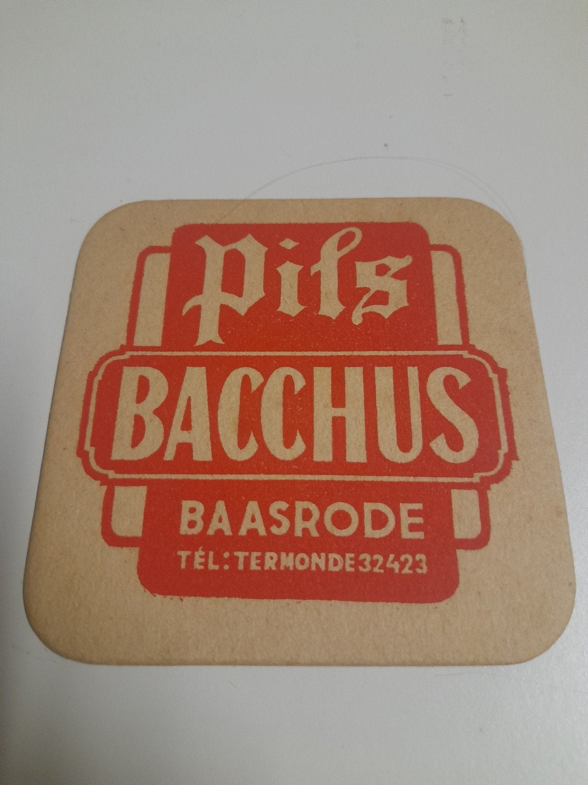 bierviltje pils bacchus baasrode, Ophalen of Verzenden