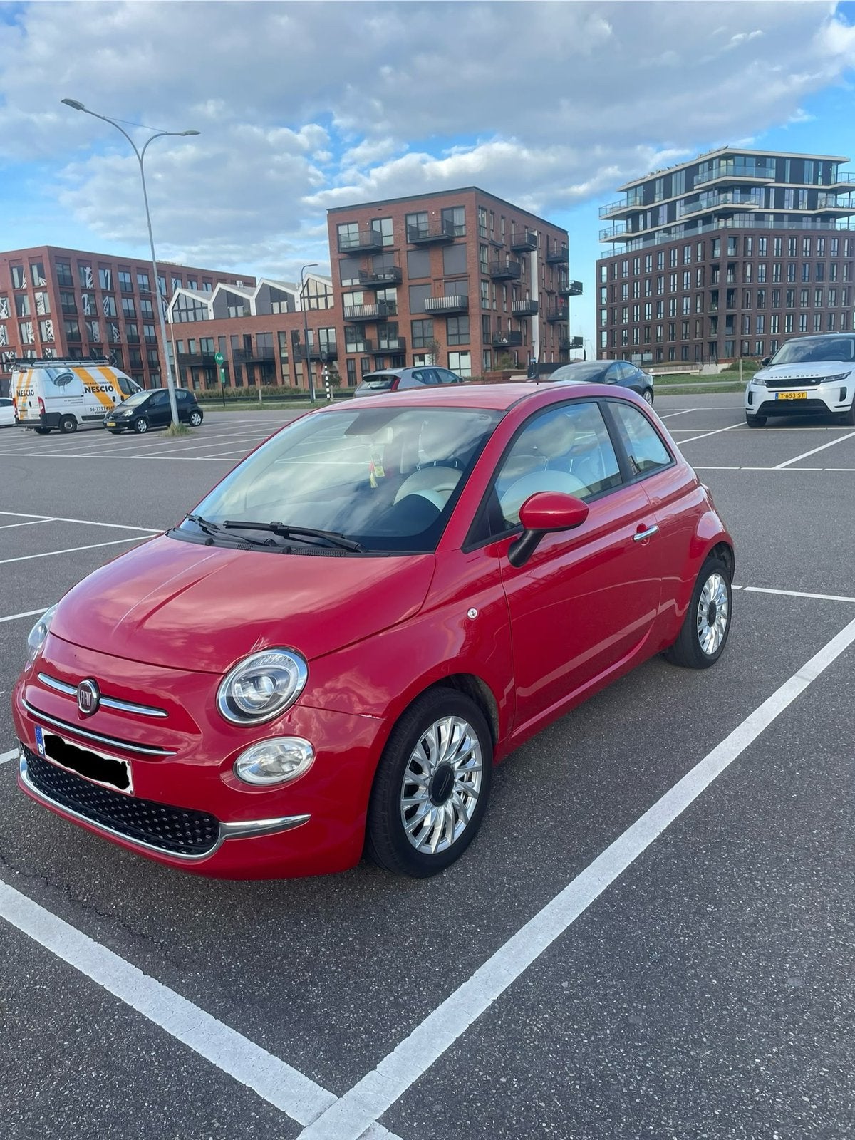 Fiat 500 mildhybrid, Auto's, Fiat, Handgeschakeld, Particulier, Stadsauto, Rood